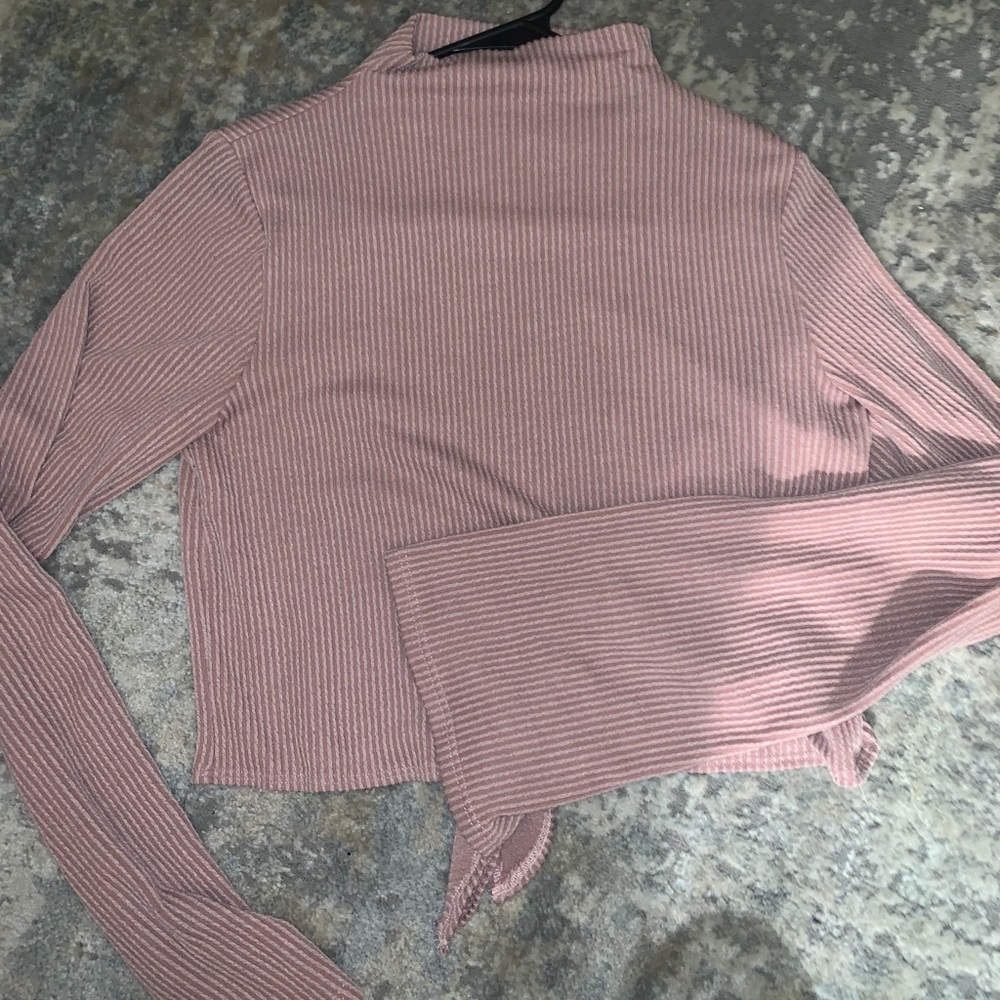 Bell sleeve crop top